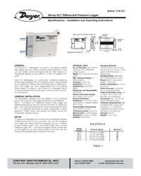 Thumbnail of document Manual - DL7 Differential Pressure Data Logger